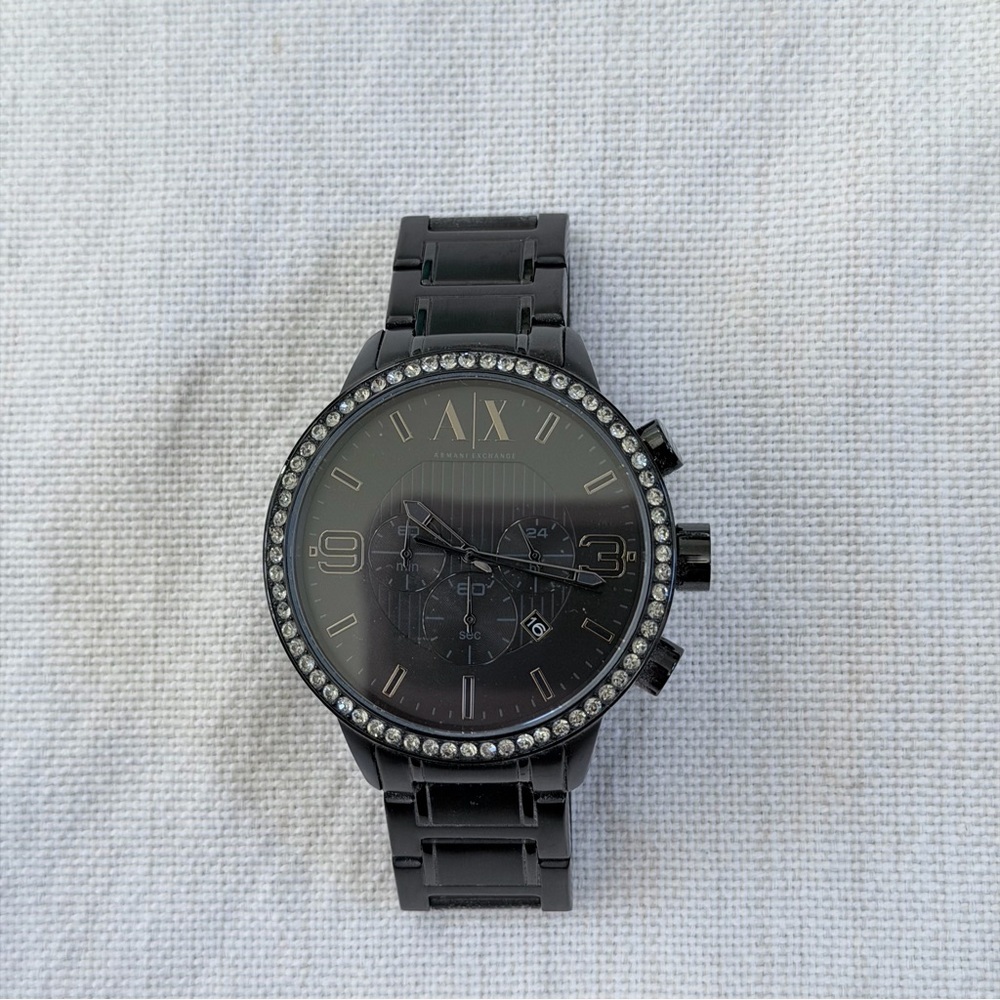 Armani Exchange (AX1271) Chronograph Black Stainless Steel Watch
